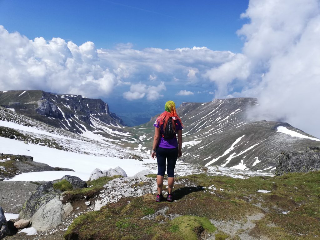 Alergare în munții Bucegi